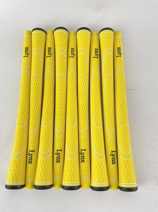 Lynx Golf Grips Mens (9) Yellow/Black /Standard Size /Brand New0