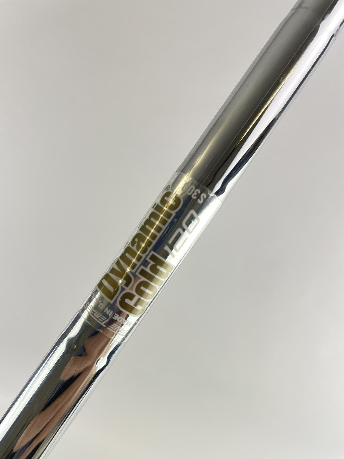 Dynamic Golf 120 Iron Shaft S300 Stiff Flex Steel 35.25” /0.355 Tapered /106961