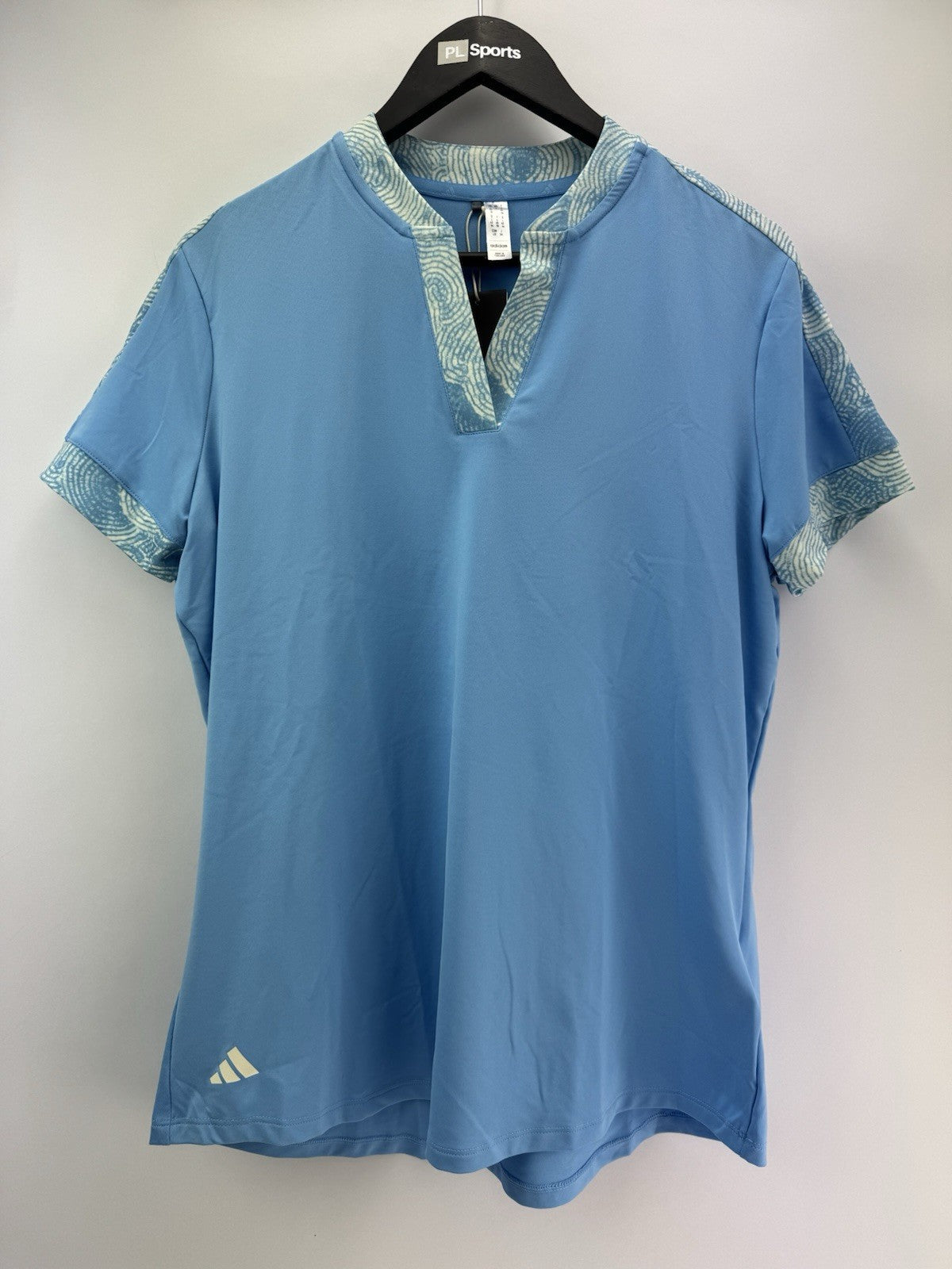 adidas Ladies Ultimate365 Printed Polo Shirt Size UK Large Brand New/ 309760