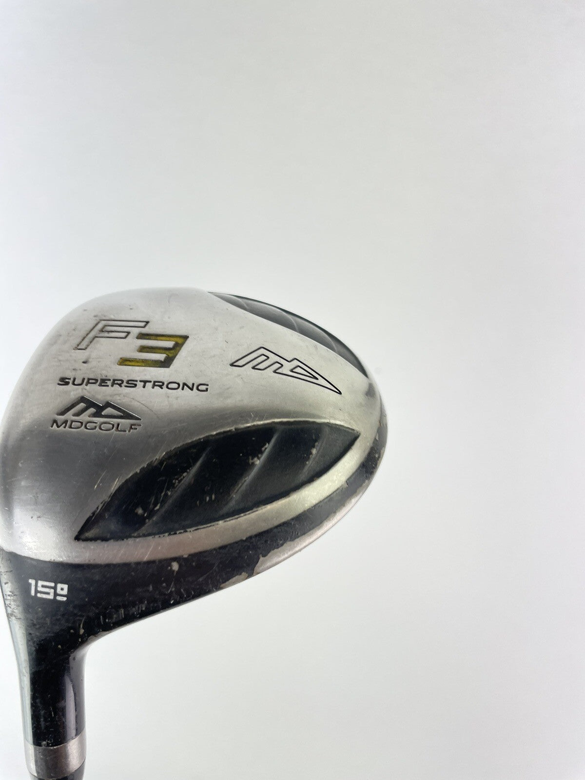 MD Golf 3 Wood 15* Superstrong UST Proforce Stiff Graphite /Left /New Grip/129703