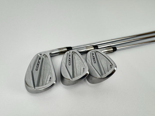 Cobra King CB Irons 6, 8 + PW Project X Rifle 6.0 Steel /Right/New Shafts /326530