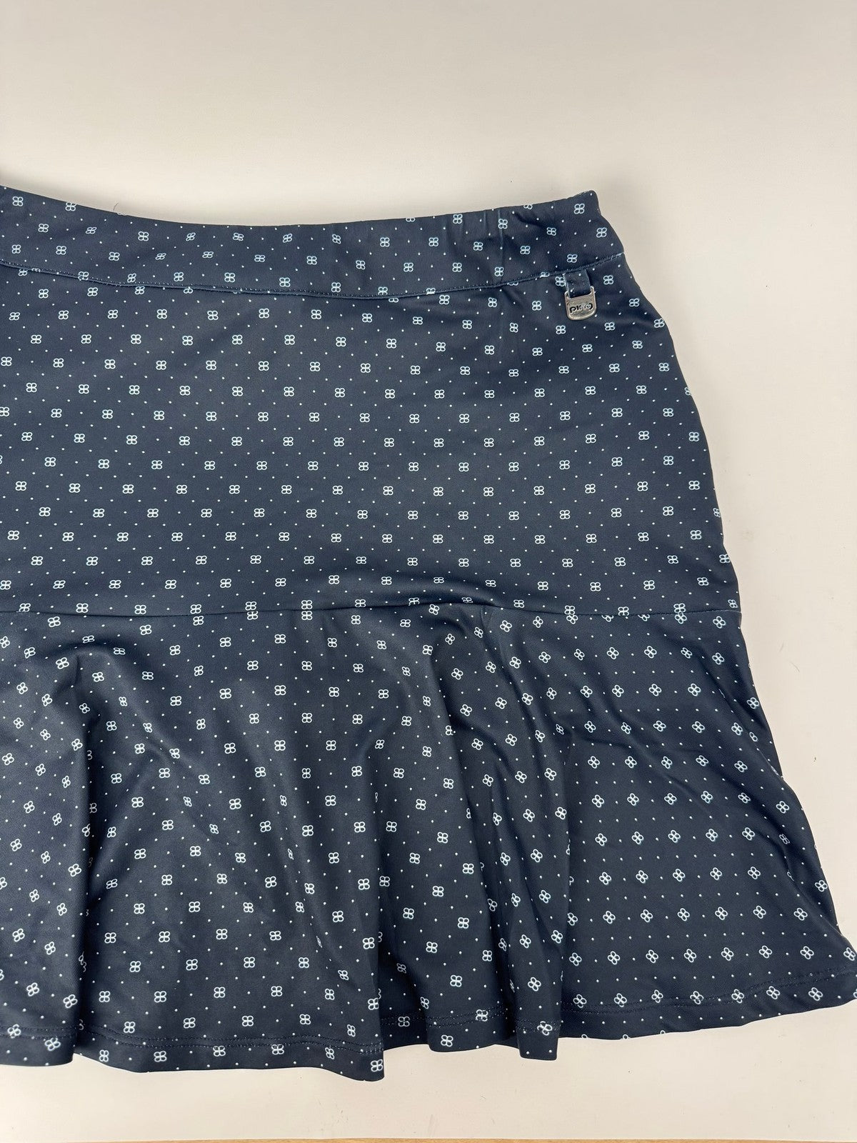 Ping Harlie Skort Women's UK Size 8 Blue Micro Monogram Golf Activewear/353982