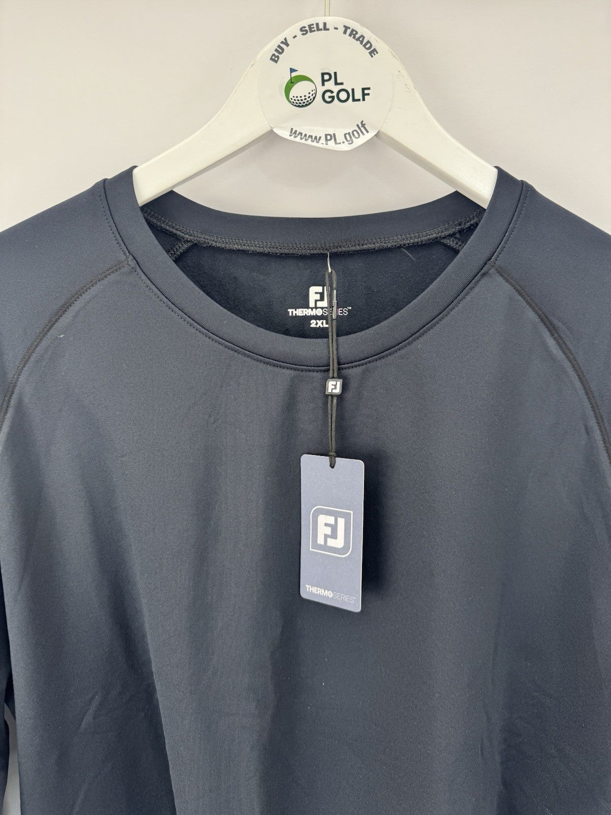 FootJoy Thermo Series Long Sleeve Fleece Baselayer Men's 2XL Black Golf/336154