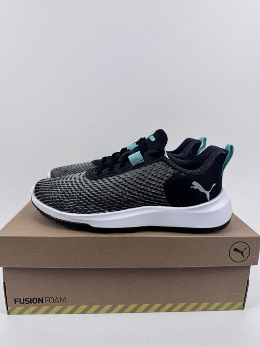 Puma Fusion Crush Sport Women's Trainers Size 6.5 UK Black Mint Breathable/321200