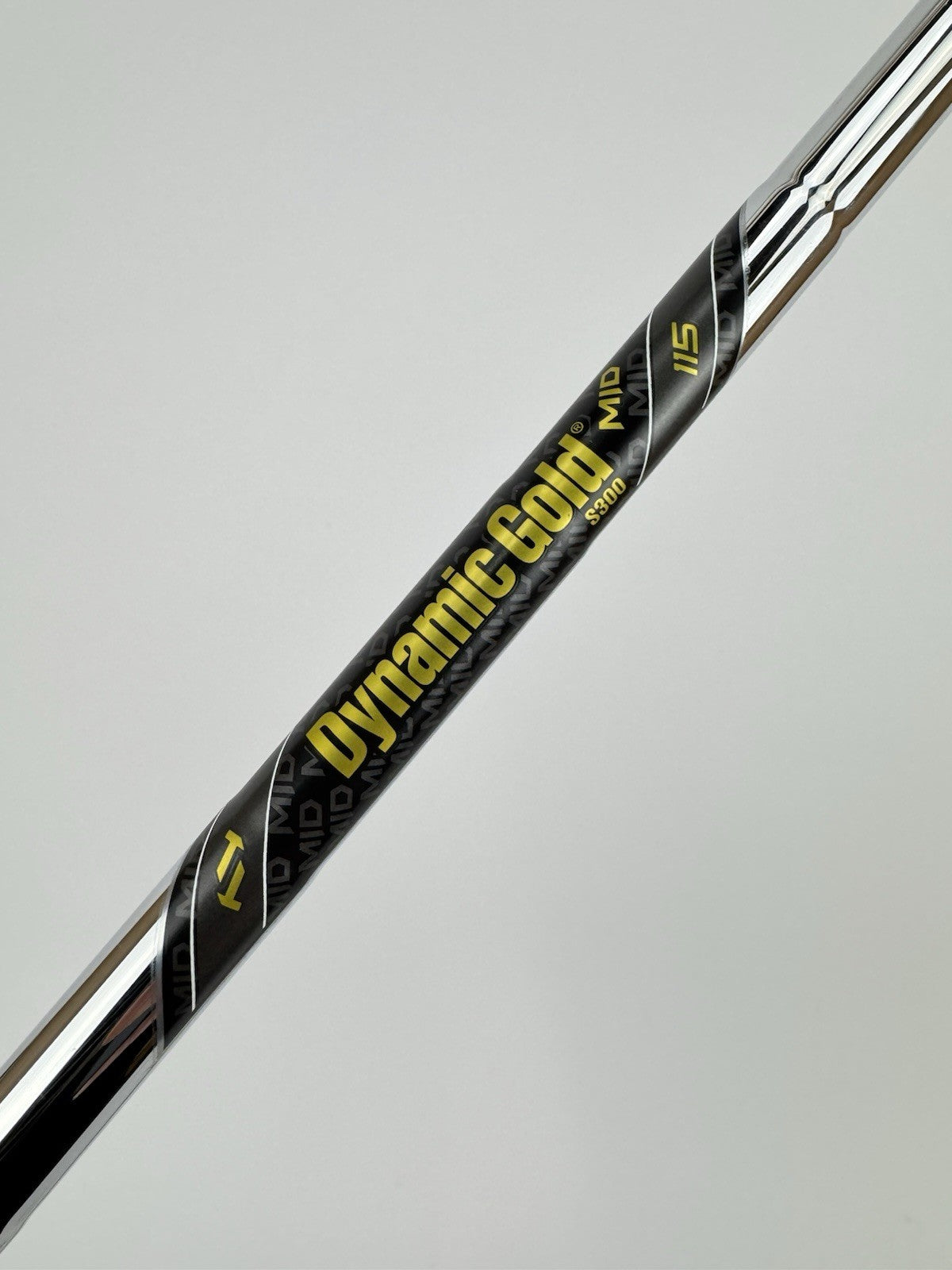 Dynamic Gold Mid 115 Iron Shaft S300 Stiff Flex Steel 35” /0.355 /315030