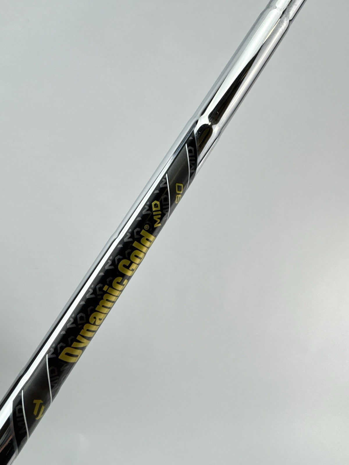 Dynamic Gold Mid 90 Iron Shaft Stiff Flex Steel 35.5” /0.370 Parallel /305757