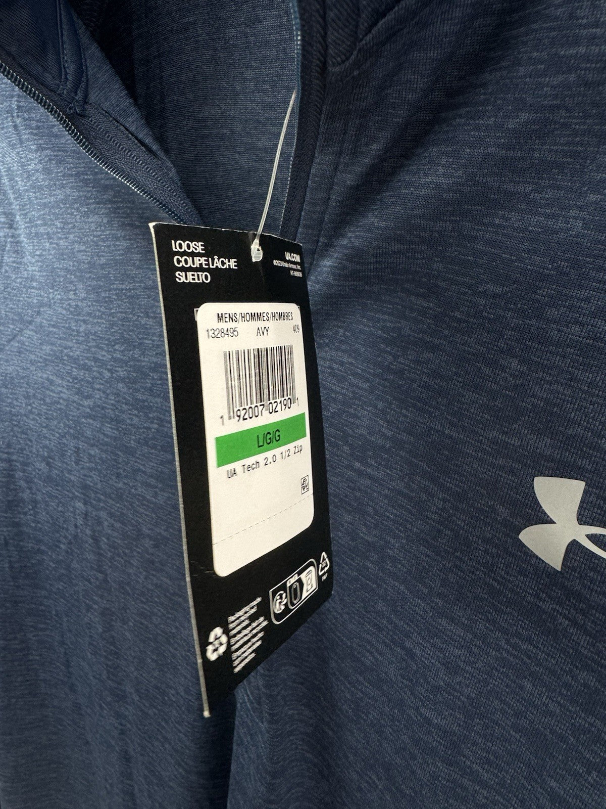 Under Armour Golf 1/2 Zip Tech 2.0 Pullover Lightweight UK Large /New /276578
