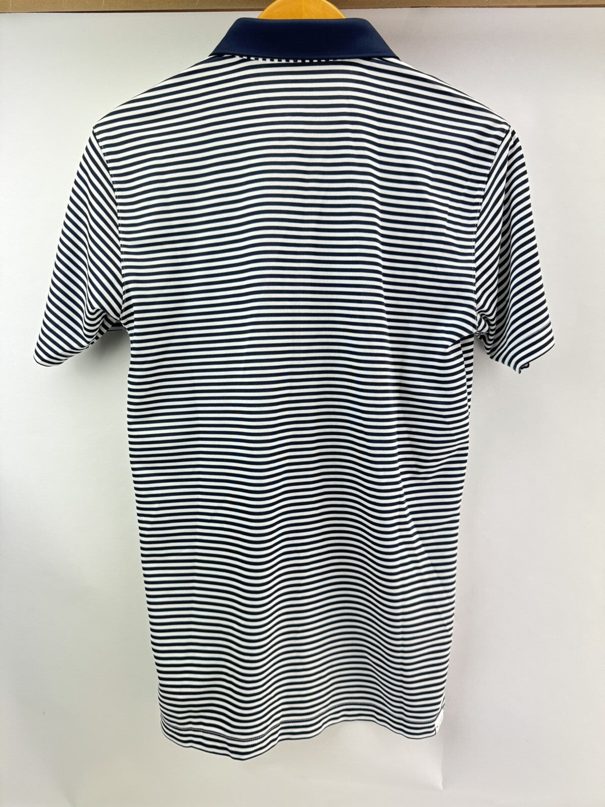 Puma Golf Pure Stripe Polo Shirt Mens UK Small /Black/White /New /207487