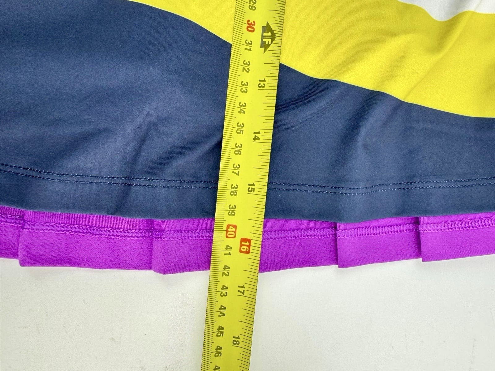 Women’s Original Penguin Colour Block Pleated Skort Size Large Brand New/3004511