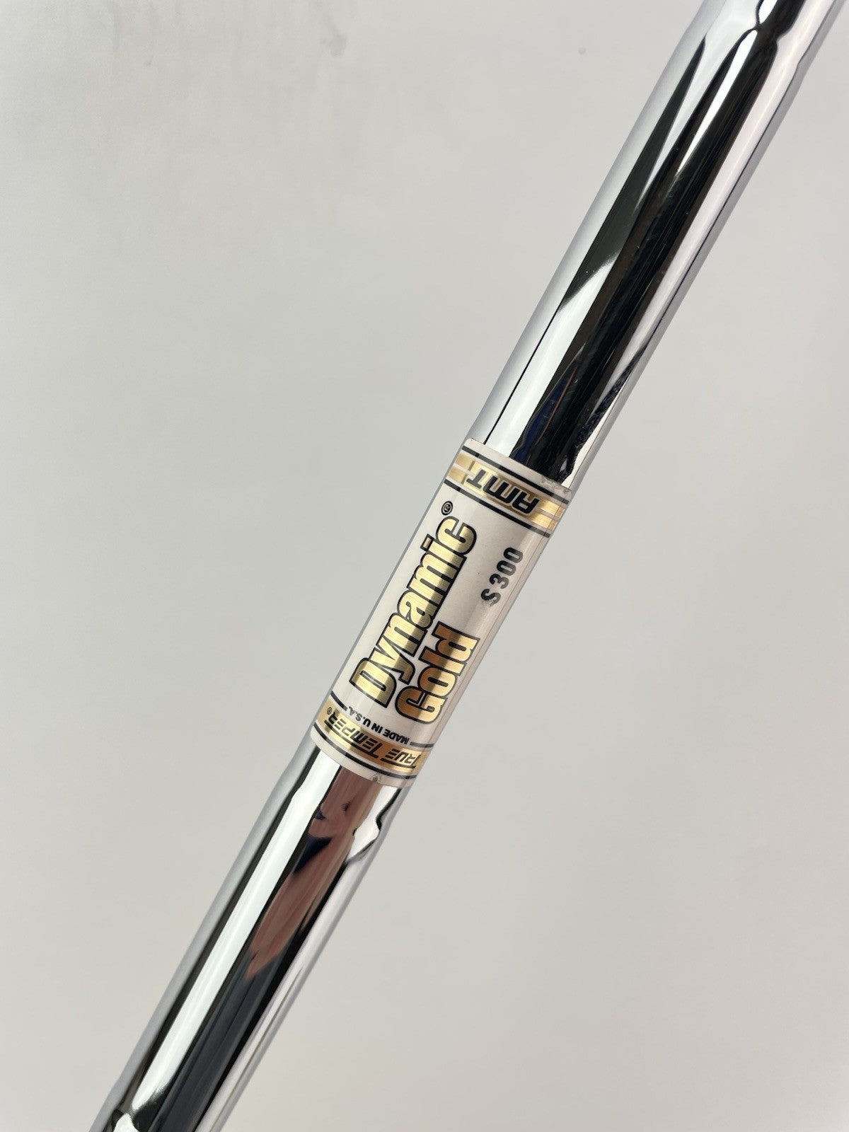 Dynamic Gold AMT Iron Shaft S300 Stiff Flex Steel 35.25 /0.355 Tapered /257482
