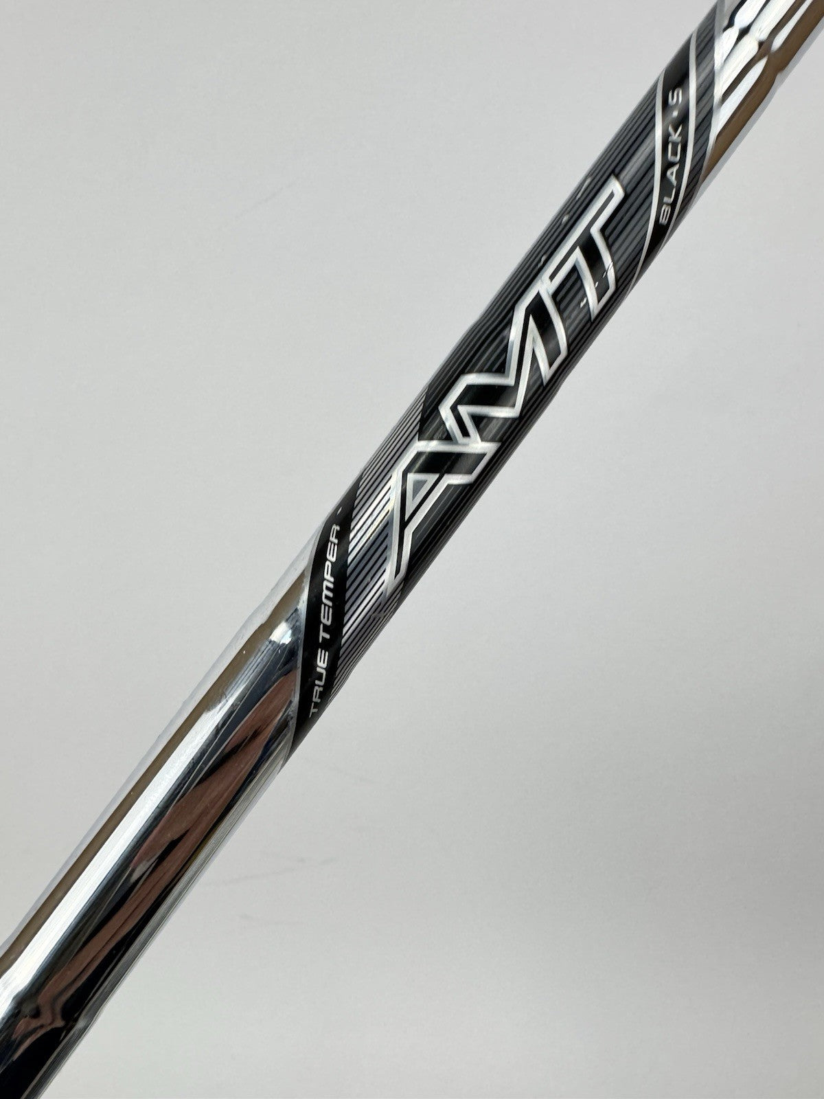 True Temper AMT Black Iron Shaft Stiff Flex Steel 36” /0.355 Tapered /348381