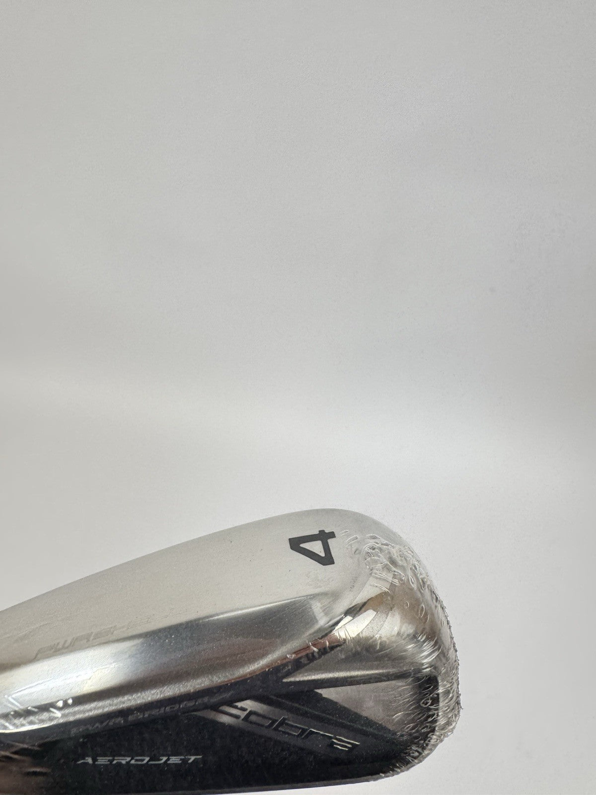 Cobra Aerojet 4 Iron Left Handed 18.5* KBS Tour Regular Flex Steel /New /359394