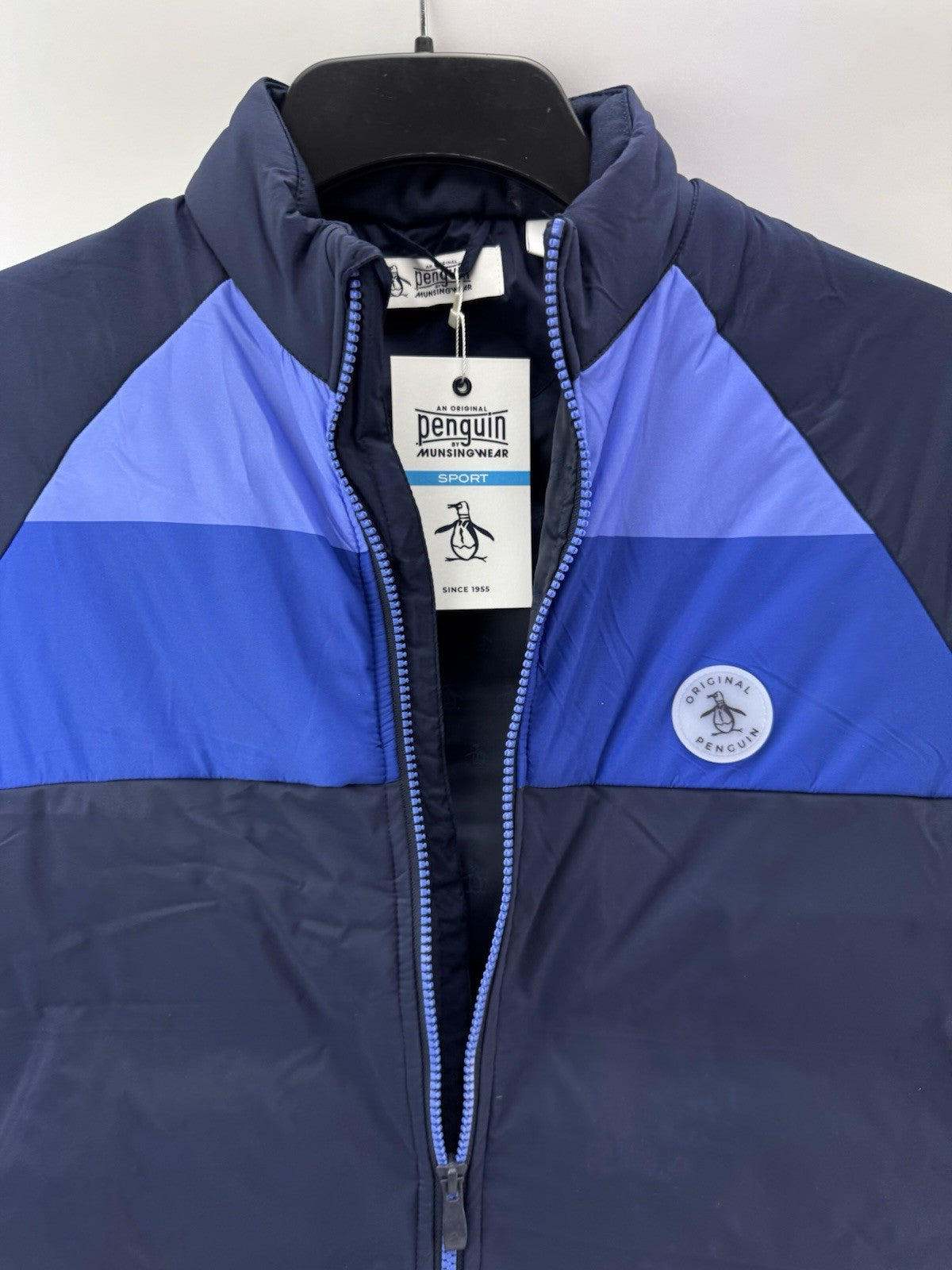 Penguin Golf Insulated Jacket Mixed Media Colour Blocked UK Small /New /252153