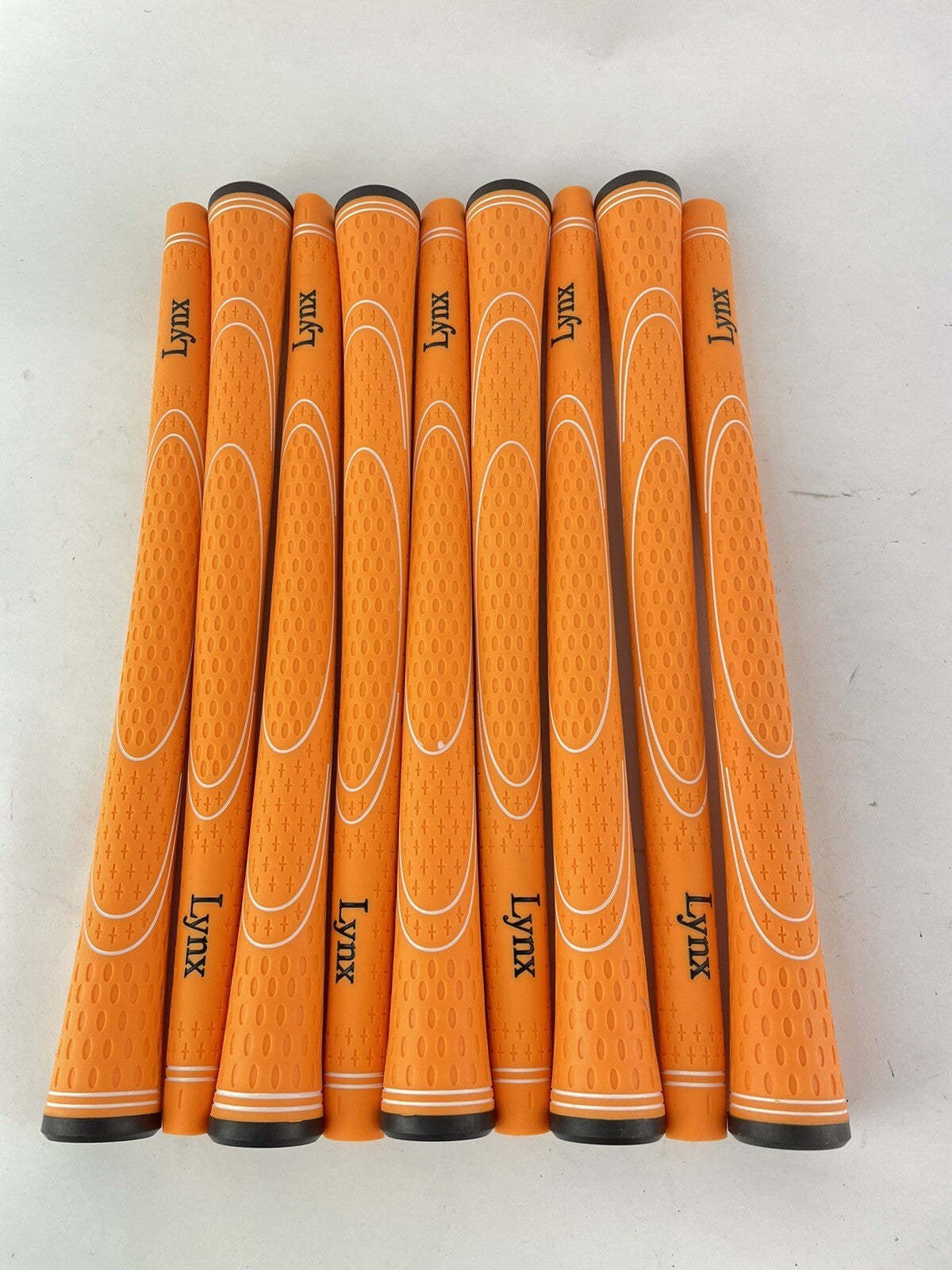 Lynx Golf Grips Mens (9) Orange/Black /Standard Size /Brand New0