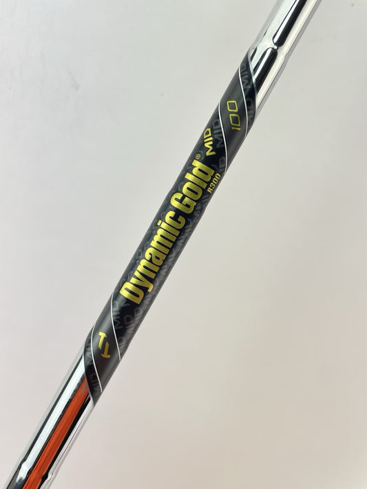 Dynamic Gold Mid 100 Iron Shaft Regular Flex Steel 35.25 /0.355 /259700