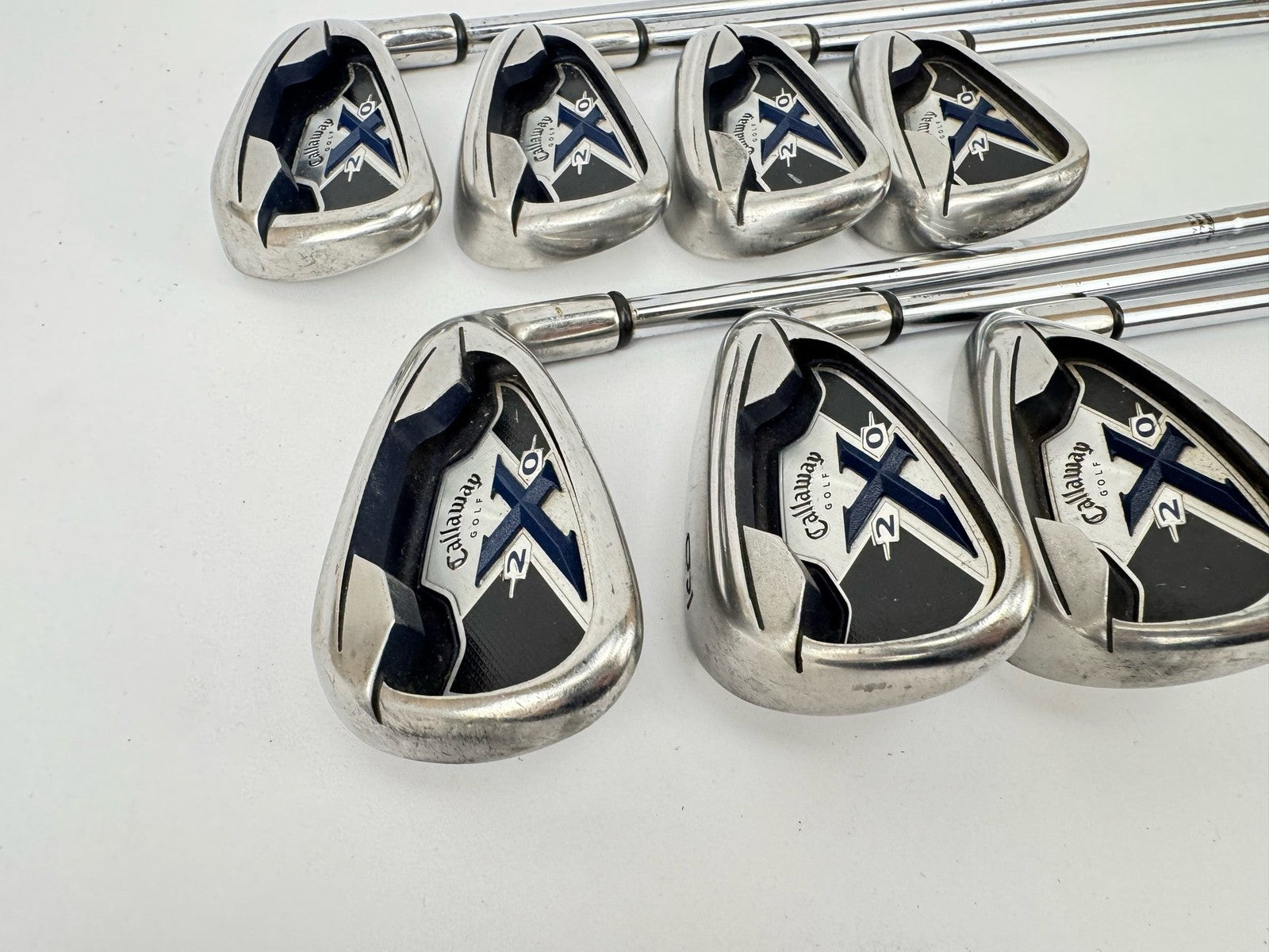 Callaway X20 Iron Set 4PW Uniflex Steel Shafter Right Handed New Grips F/367251
