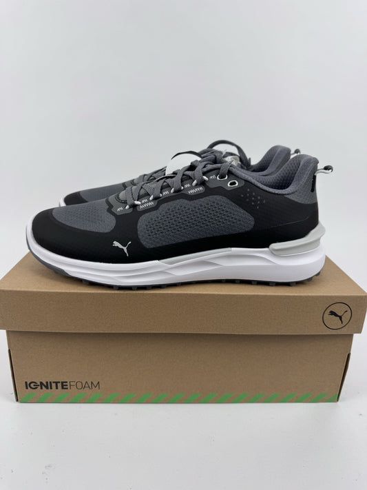 Puma Ignite Elevate X Men's Golf Shoes Size UK 7.5 Slate Black Ash Grey/318370