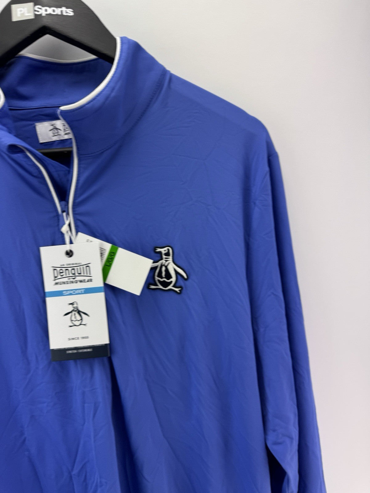Original Penguin Golf Performance 1/4 Zip Earl Pullover Lightweight UK L /300624