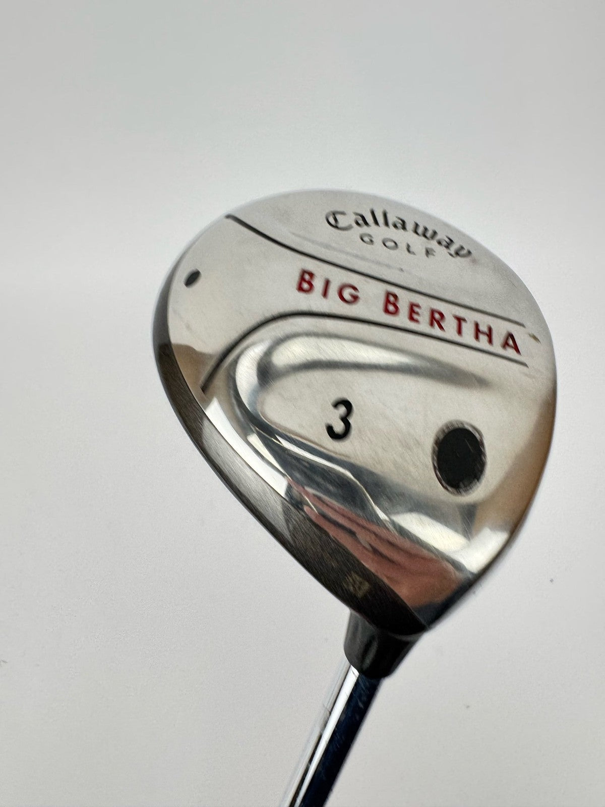 Callaway Big Bertha 3 Wood Uniflex Steel /Right Handed New Grip Fitted/367551