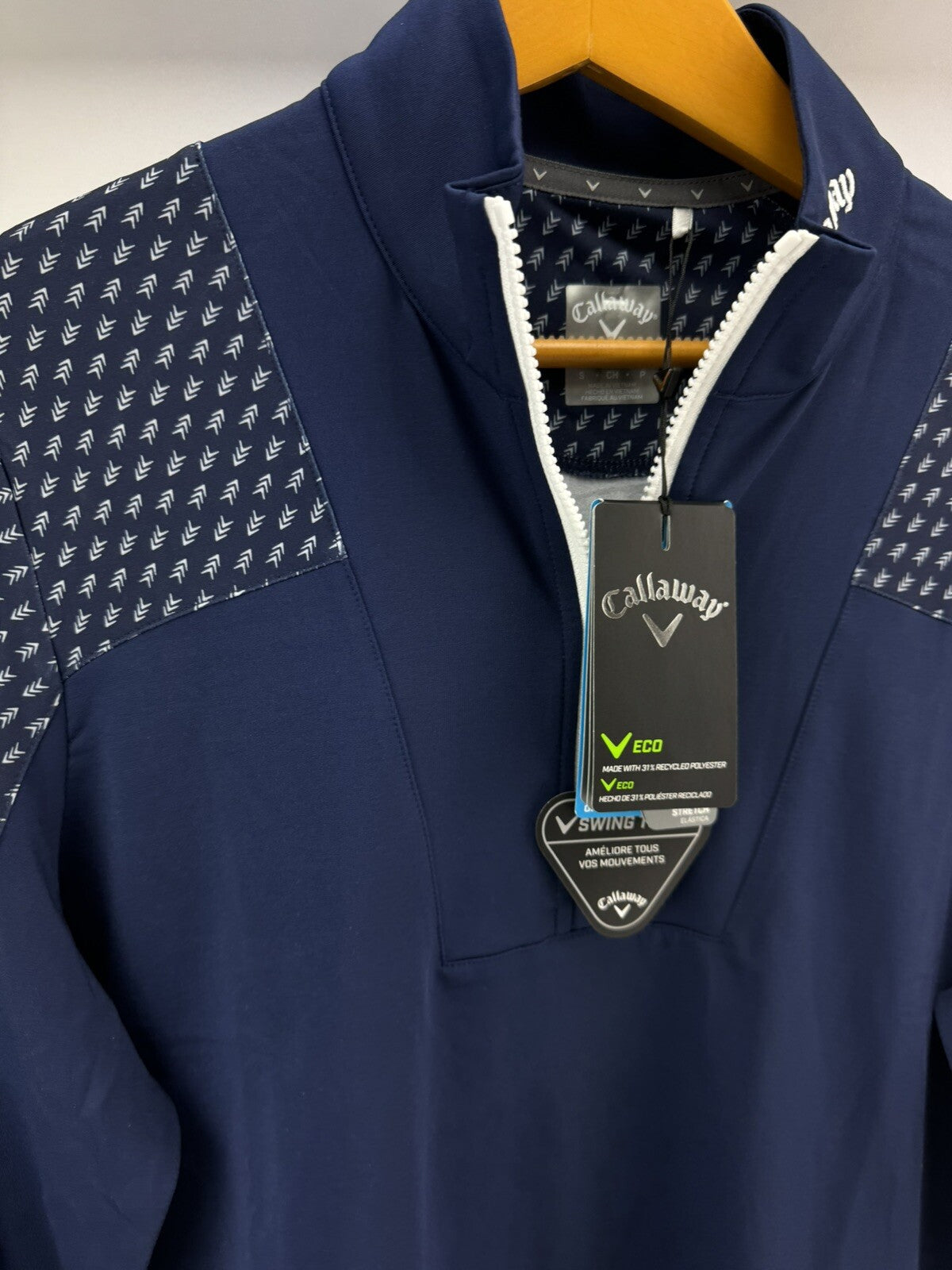 Callaway Odyssey Pullover Chev /Mens UK S /Navy /New /199934