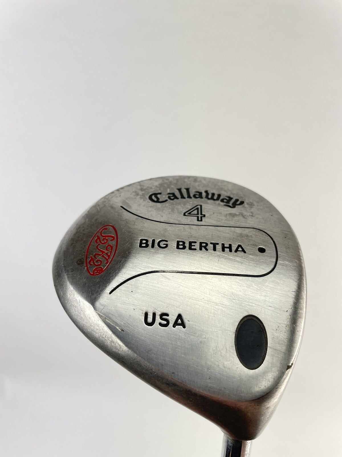 Callaway Golf 4 Wood Big Bertha USA Regular Steel /Right /New Grip /204351