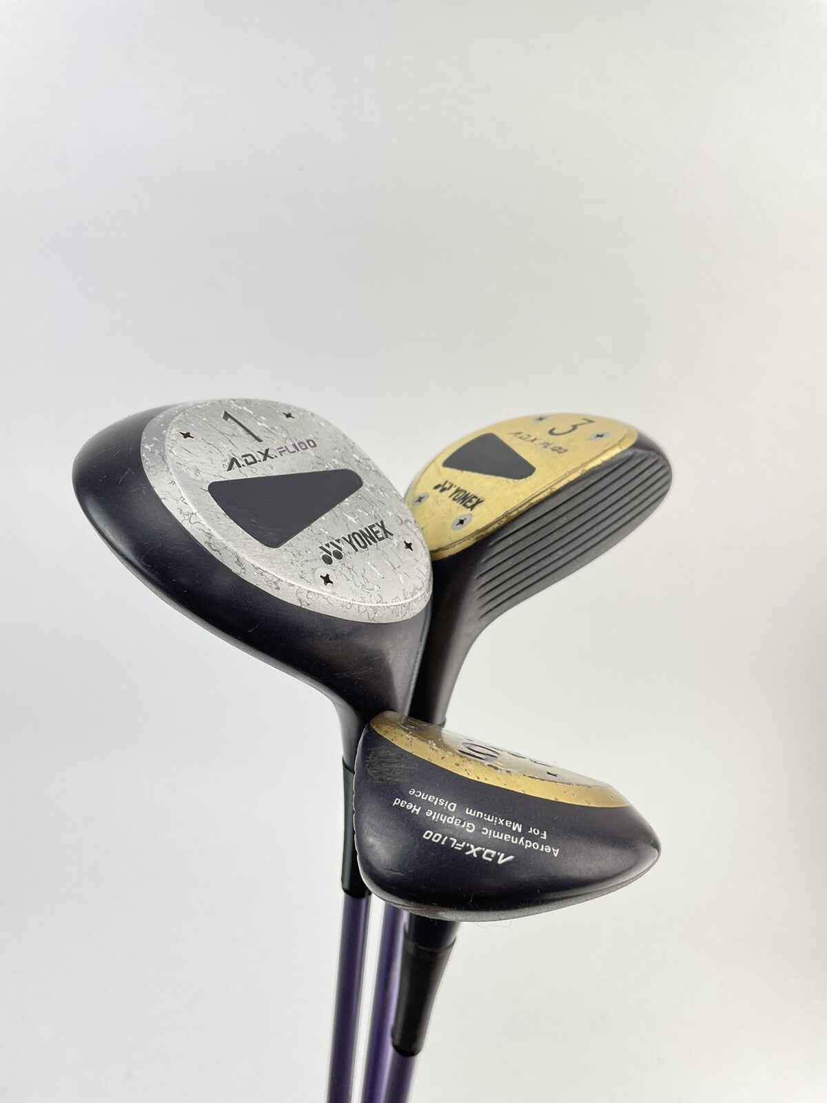 Yonex Driver Fairway Set Ladies Graphite Persimmon Style /Right /Lamkin /175641