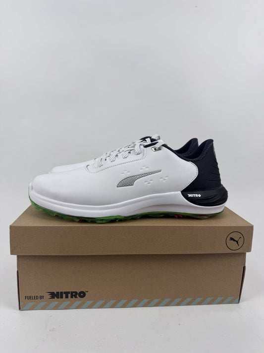 Puma Phantomcat Nitro Men's Golf Shoes Size UK 9 White Black Fluro/320370