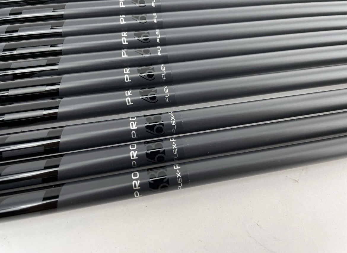 Fujikura Pro 63i Iron Shaft Set (10) Regular Flex Graphite Shafts /New Uncut1