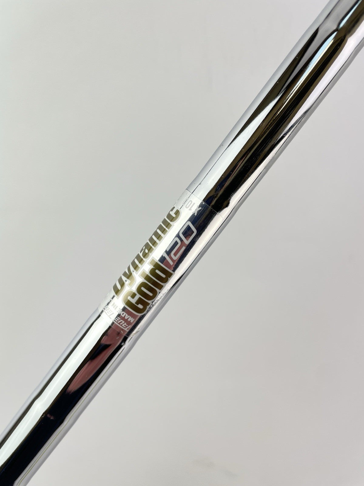 Dynamic Gold 120 Iron Shaft X100 X Flex Steel 35.75 /0.355 Tapered /235544