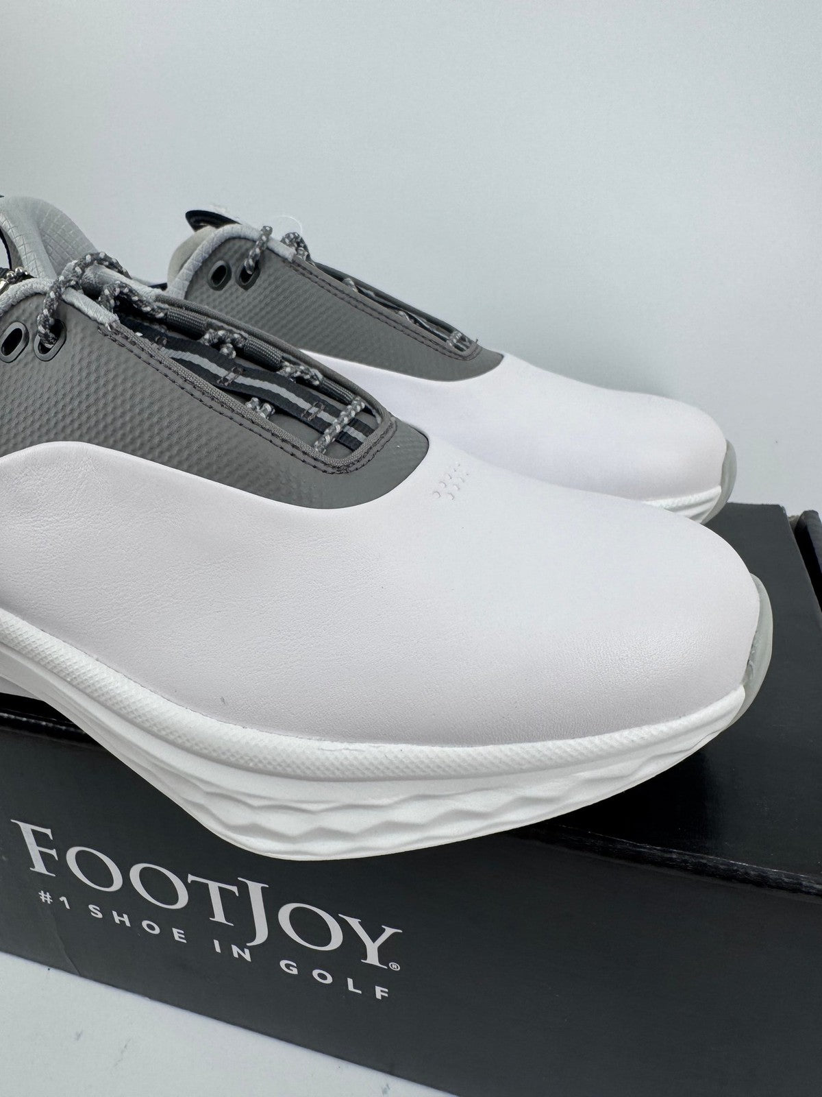 FootJoy Quantum Golf Shoes Men's UK Size 7.5 Grey White Comfort Foam/314254