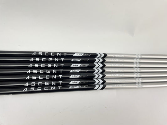 Aldila Ascent Iron Shaft Set (7) 75HY Stiff Flex Graphite /42 /0.370 /Brand New0