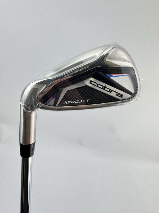 Cobra Aerojet 7 Iron Left Handed KBS Tour Regular Flex Steel /New /293840