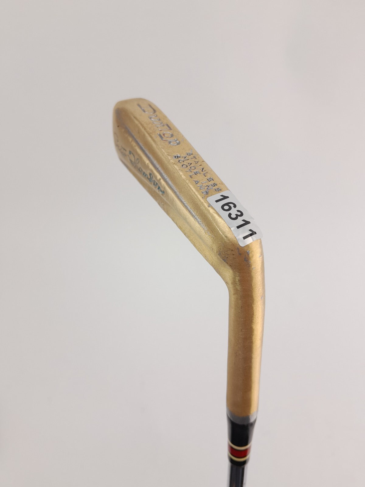 Dunlop Peter Thomson Putter Brass 36" Heel Shafted Blade /Right /New Grip/1631123