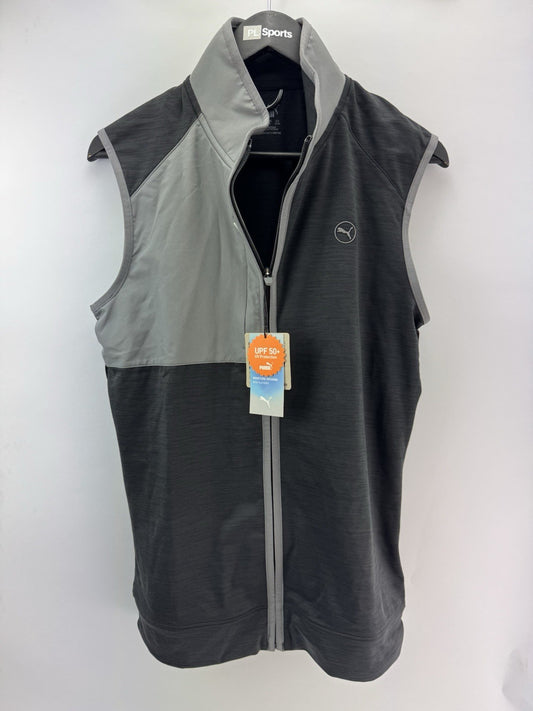 Puma Golf Cloudspun Vest Gilet Mens Full Zip UK Small (19) /New /284890