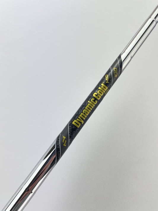 Dynamic Gold Mid 100 Iron Shaft Stiff Flex Steel 35.5” /0.355 Tapered /300210