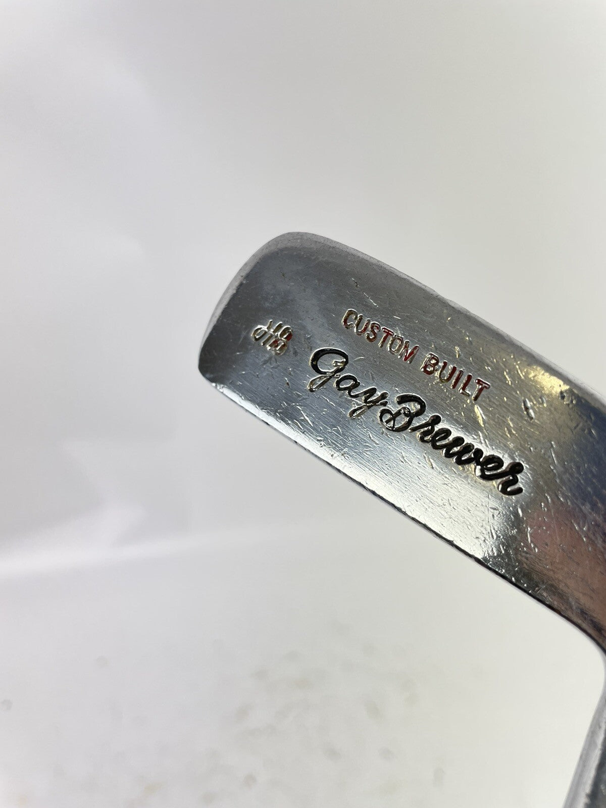 Custom Built Golf Gary Brewer Putter 35” Heel Shafted Blade /Right/New Grip/42021
