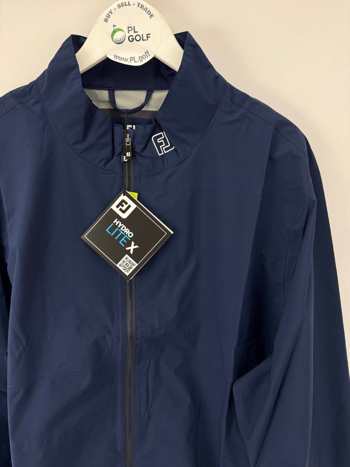 FootJoy HydroLite X Jacket Men's Small Navy Golf Rainwear PFC Free/337591