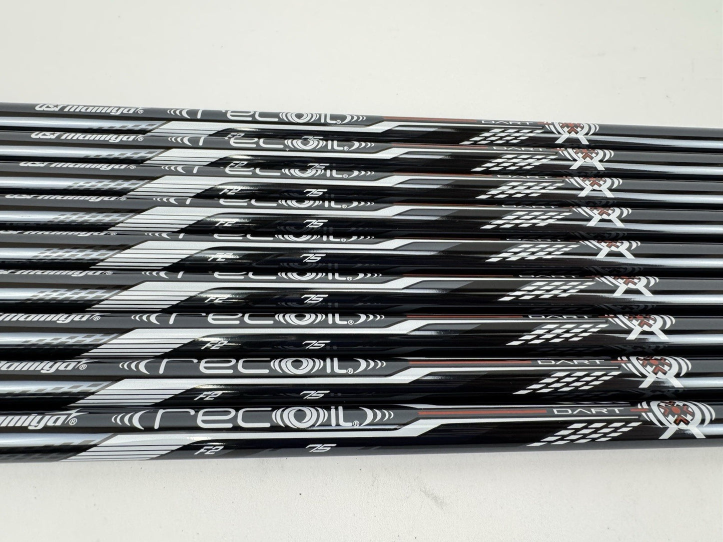 UST Recoil Dart Iron Shaft Set (9) 75 F2 Senior Graphite 41” /0.370 Parallel3