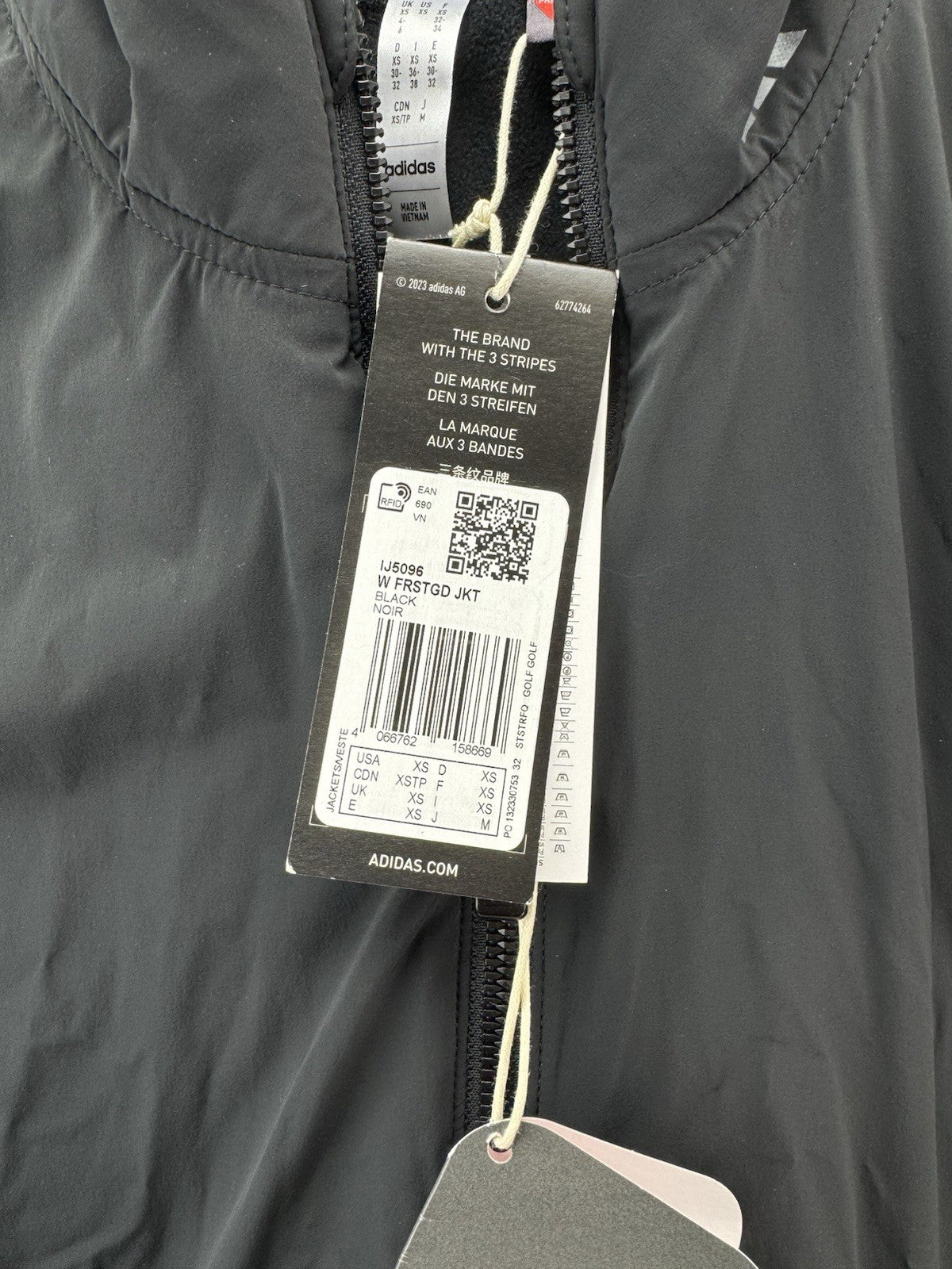Adidas Golf Jacket FrostGuard Ultimate 365 Lined UK Women’s XS /New /294677