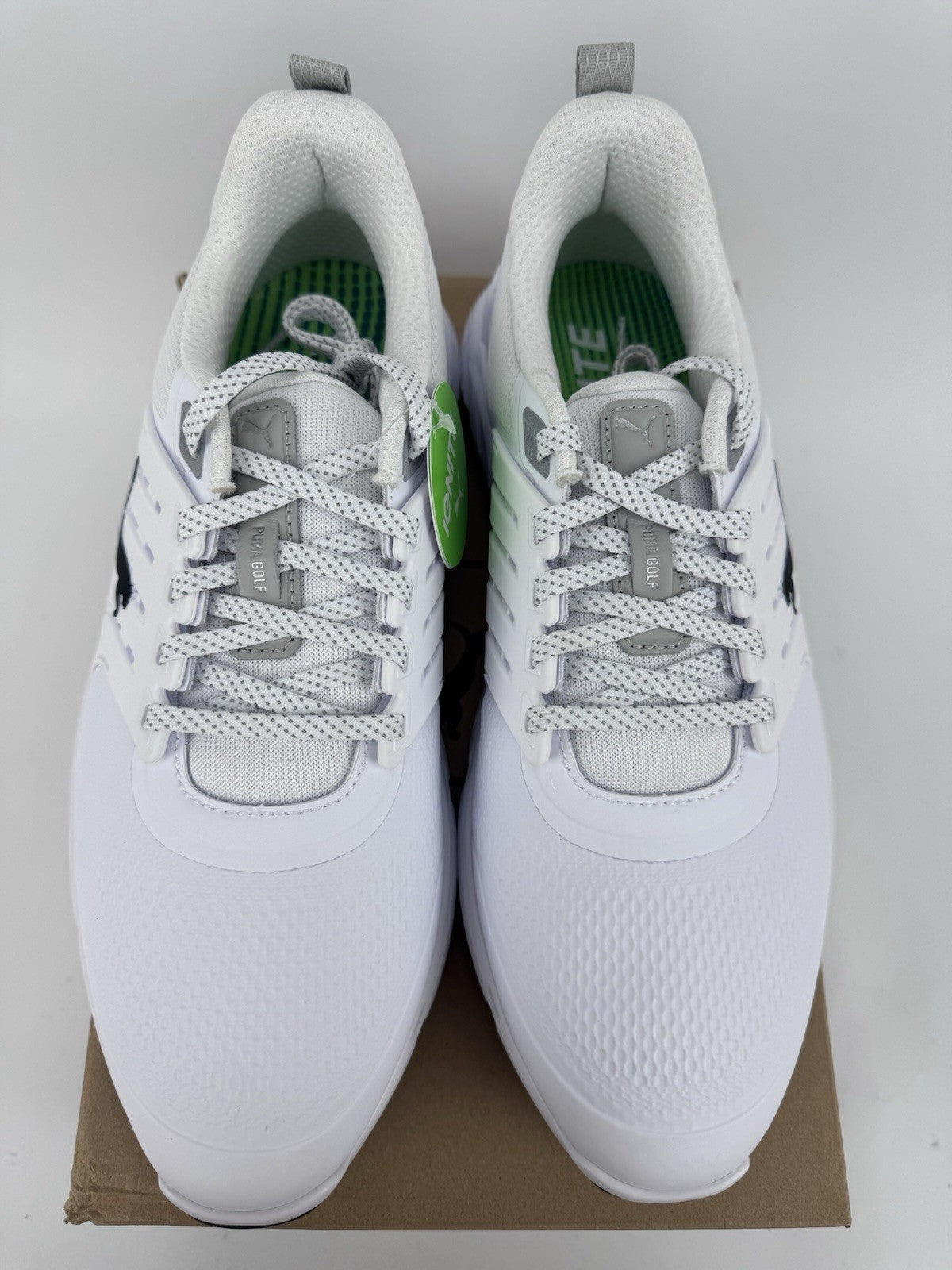 Puma Ignite Elevate 2 Tour Men's Golf Shoes Size UK 9 White Waterproof/319166