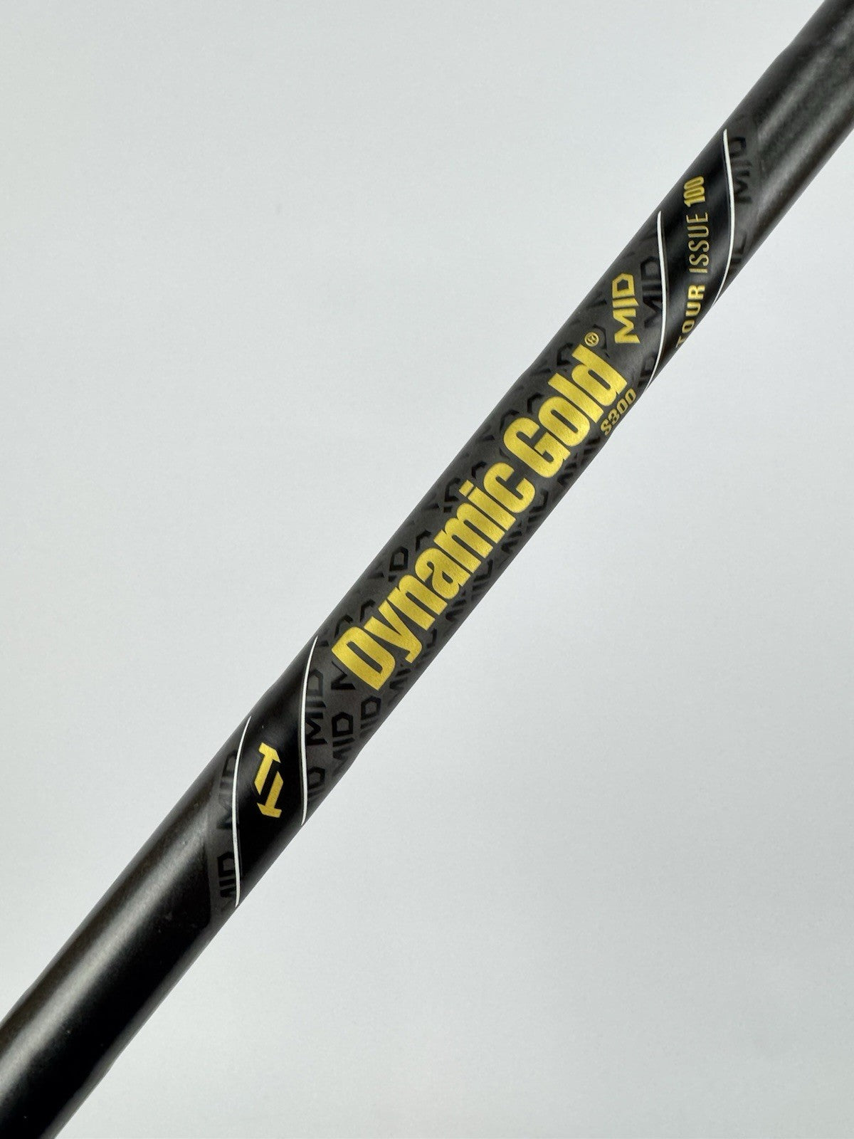 Dynamic Gold Tour Issue Iron Shaft Mid R300 Regular Steel Blackout 35.5” /316322