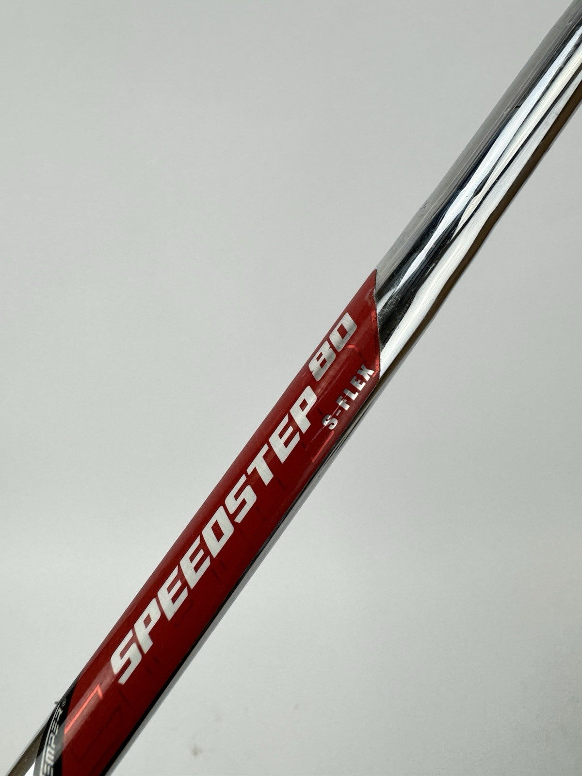 True Temper SpeedStep 80 Iron Shaft Stiff Flex Steel 36.25”/0.370 Parallel/339335