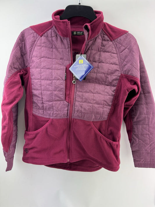 Island Green Women’s Jacket Thermal Lightly Padded UK 12 /Burgundy /New /218180