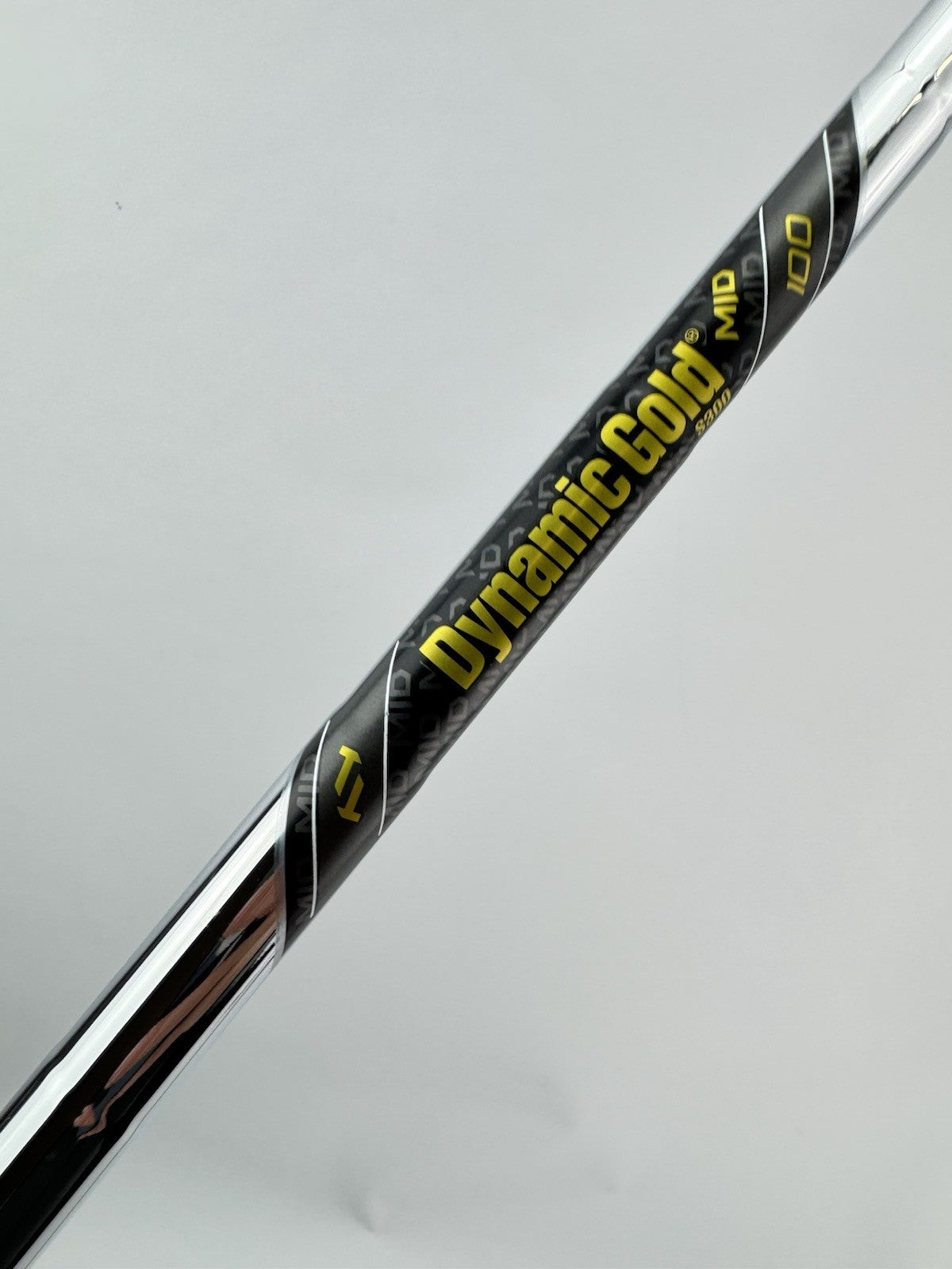Dynamic Gold Mid 100 Iron Shaft S300 Stiff Flex Steel 35.5”/0.355 Tapered /293961