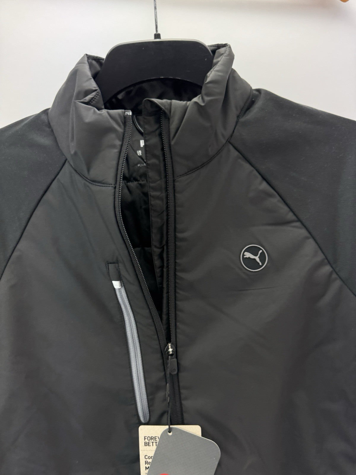 Puma Mens Golf Jacket Hielands Insulated Full Zip UK Small /New /272243
