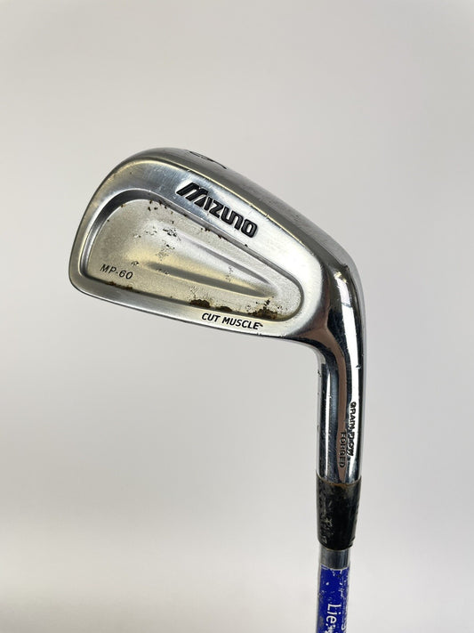 Mizuno MP60 Forged 6 Iron +1” S300 Stiff Flex Steel /Right /New Grip /2*up /07910