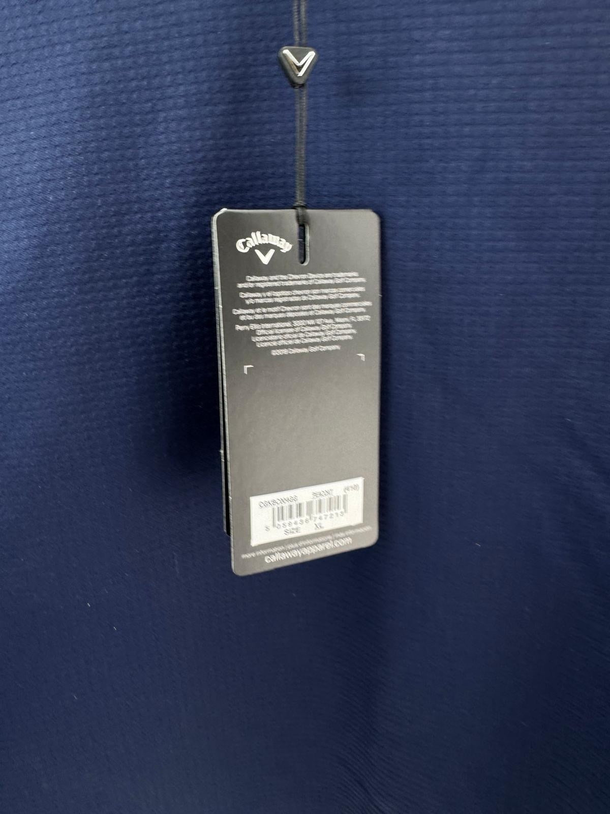 Junior Callaway Weather Series Long Sleeve Pullover 1/4 Zip Navy Size XL/ 275586