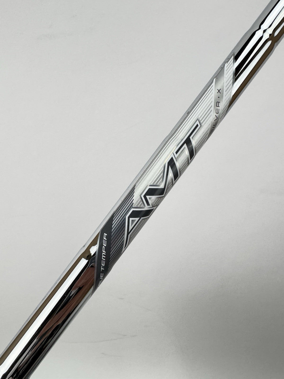 True Temper AMT Silver Iron Shaft X Flex Steel 35” /0.355 Tapered /348021
