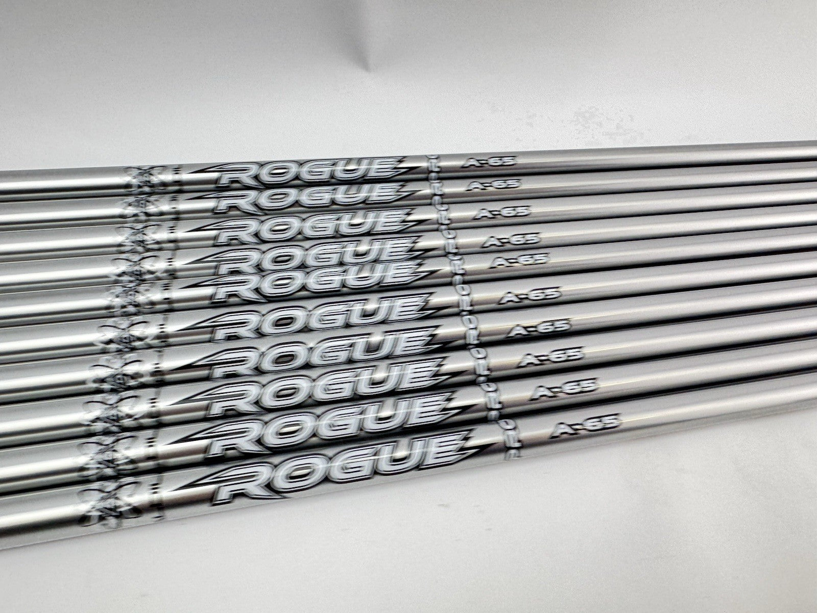 Aldila Rogue Pro Iron Shaft Set (10) 65 Senior Flex Graphite /0.370 Parallel/New2