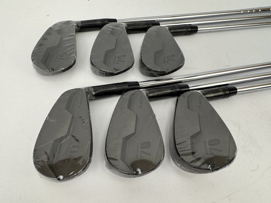 Sub70 TAII Irons 5-PW Blackout Forged AMT Black S300 Stiff Steel /New /355590